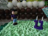 topo de bolo Minecraft